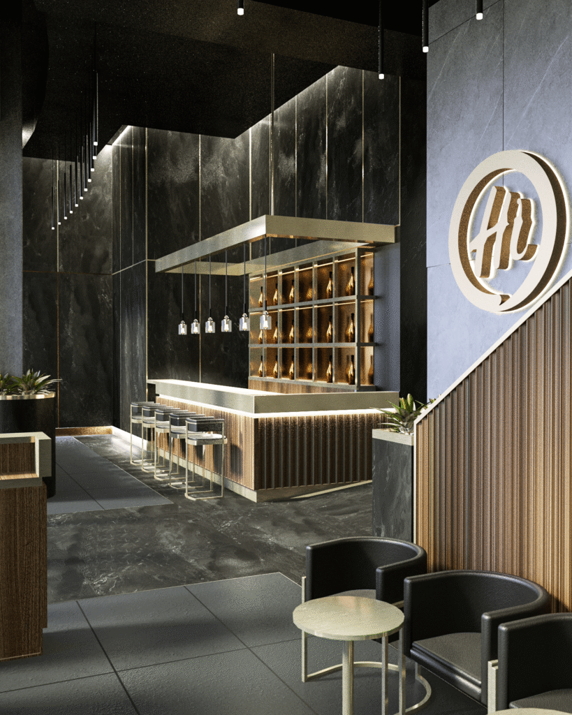 Haidilao Concept Design – Dark Theme, Restaurant concept design – FITTRO project photo 1